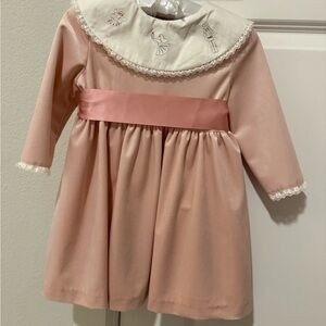 Edgehill Collection Pink and White Formal Dress